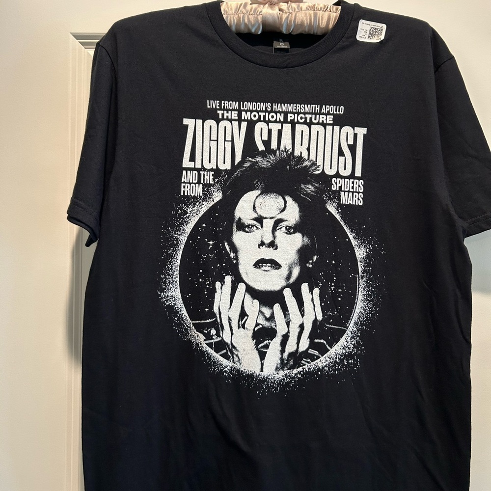 Gildan Black and White Ziggy Stardust Tee